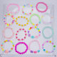 New children's bracelet fashion Joker girl bracelet handmade beaded color bracelet factory direct sales