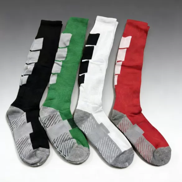Football Socks, Long Over-The-Knee Thickened Towel-Soled Socks, Football Socks for Adults and Children, Sweat-Absorbent and Non-Slip Sports Socks