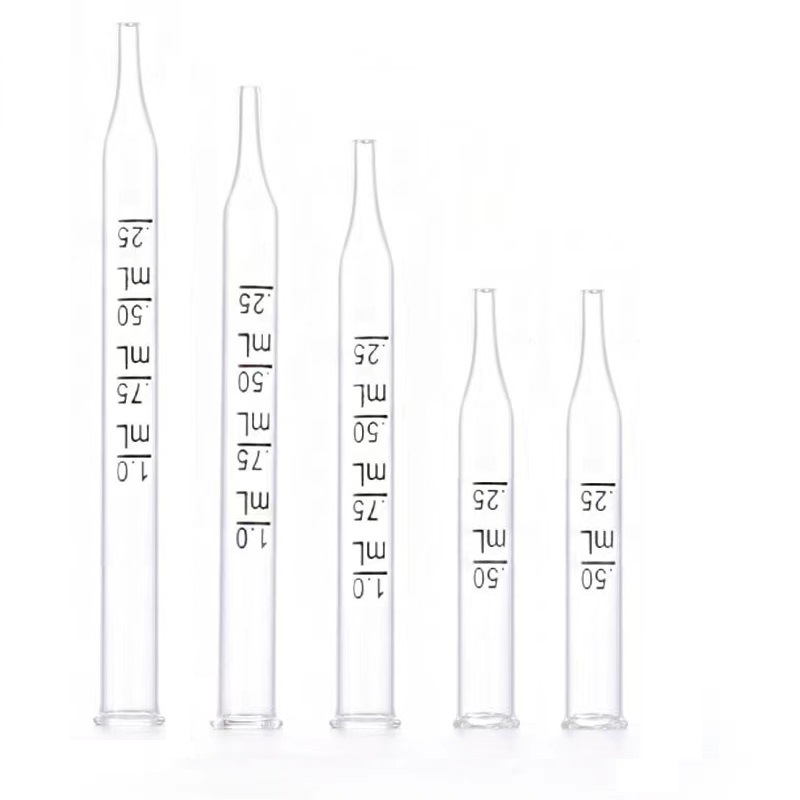 58mm 77mm 89mm 带刻度印刷玻璃滴管 10ml 30ml 50ml精油瓶滴管