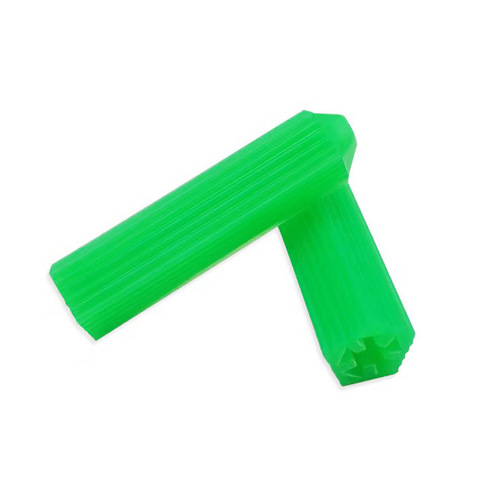 Plastic expansion tube green rubber plug rubber screws wholesale Earth brand bulk expansion plug M6M8