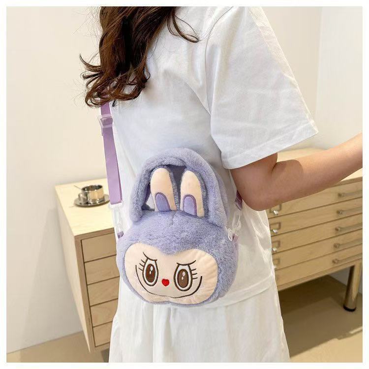 かわいい布の布のシリーズのぬいぐるみの手提げの斜め掛けの子供の贈り物の女子学生の大容量の手提げの卸売り|undefined