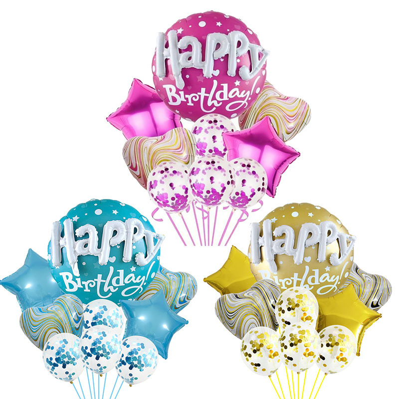92g Weight Birthday Simple Style Classic Style Letter Aluminum Film Birthday Balloons