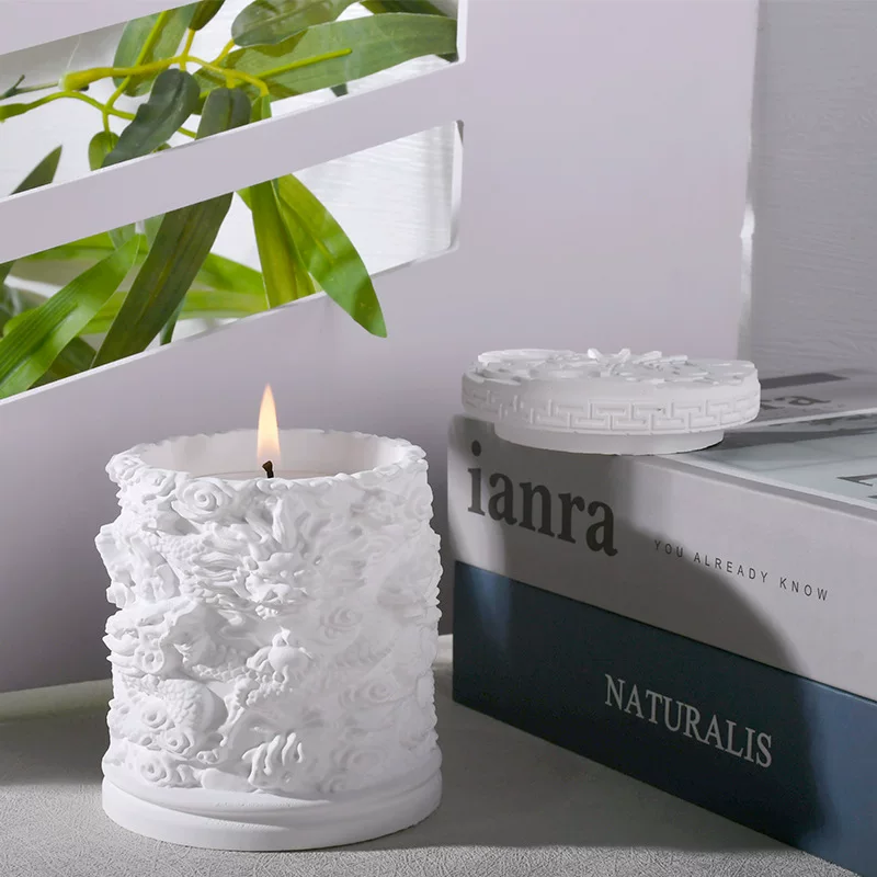 Гипсовая чаша для ароматерапии Lexin Candle, диффузорный камень, ароматерапевтический контейнер, подсвечник Shenlong, сувенирный материал, завод-изготовитель