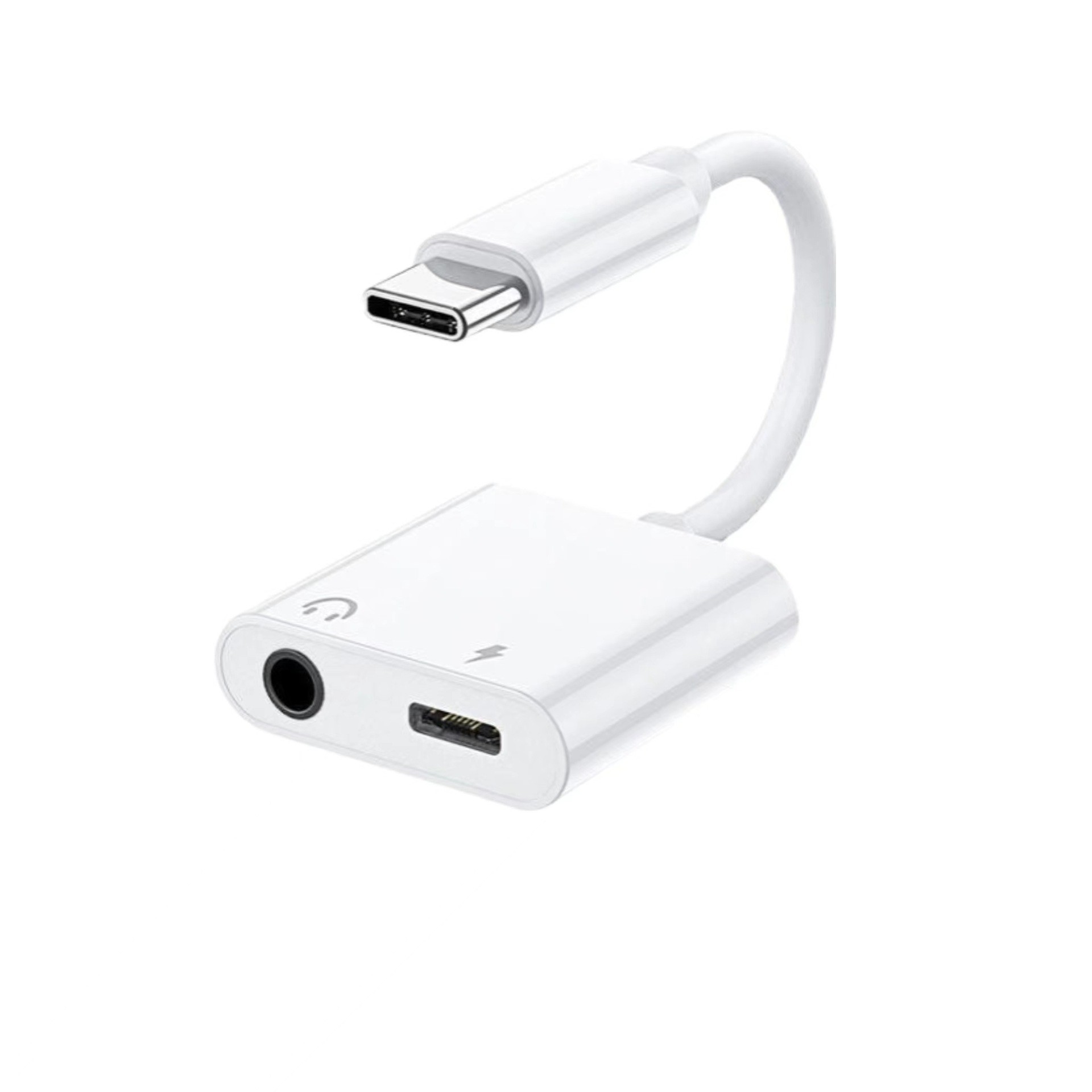 Aplicable a Huawei teléfono móvil typec adaptador soporte PD carga tarjeta de sonido en vivo escuchando música adaptador de transmisión de alta velocidad