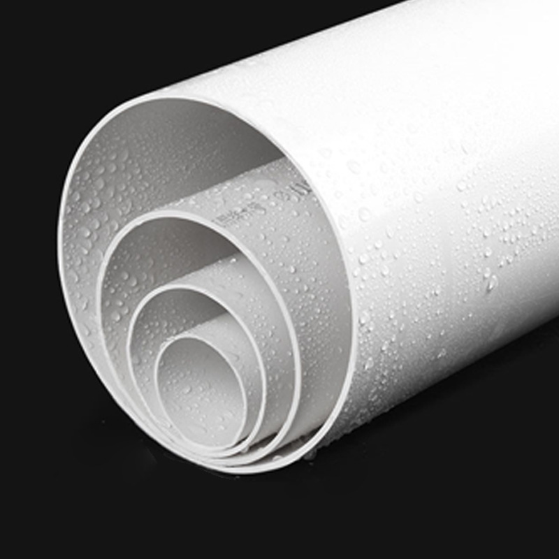 Foshan 90 series PVC drainage pipe, civil building sewer pipe, municipal engineering pipe, white PVC