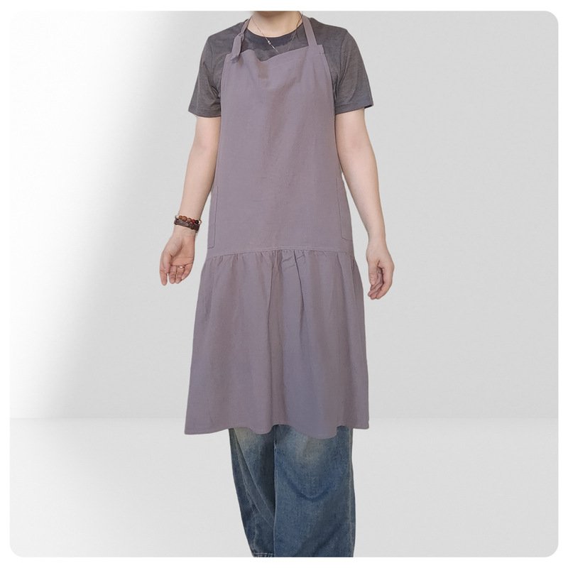 Artist Cotton and Linen Apron Florist Home Cooking Manicure Fashion Apron Custom Logo Work Clothes Artist Cotton and Linen Apron Florist Home Cooking Manicure Fashion Apron Custom Logo Work Clothes