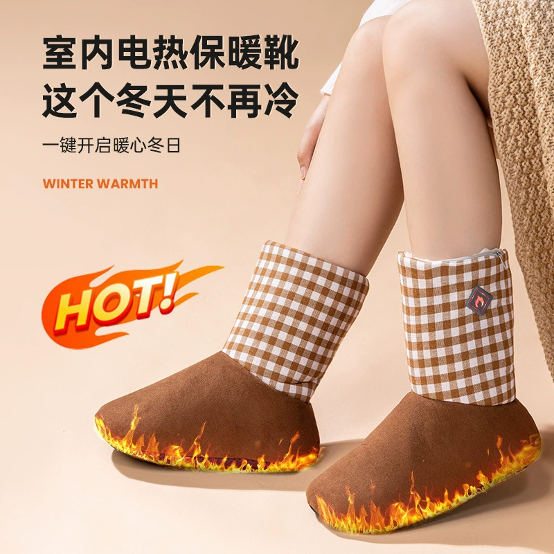 Япония и Южная Корея, теплые ботинки с электрическим подогревом, домашний умный обогреватель, зимний офисный обогреватель для девочек, грелка для ног
