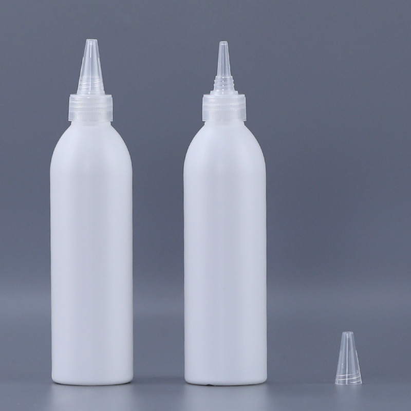 250ml毫升白色尖嘴挤压瓶 彩绘颜料油墨分装瓶点胶瓶滴水瓶塑料瓶