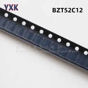 BZT52C12 SOD123 SMD Zener Diode 1206 Plastic 12V 3K