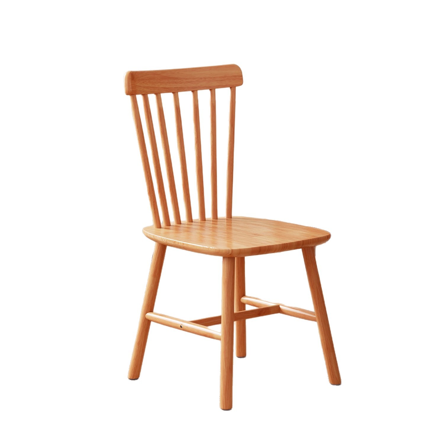 Silla de comedor de madera maciza silla Windsor de madera moderna silla de madera simple silla de respaldo silla de mesa de comedor taburetes