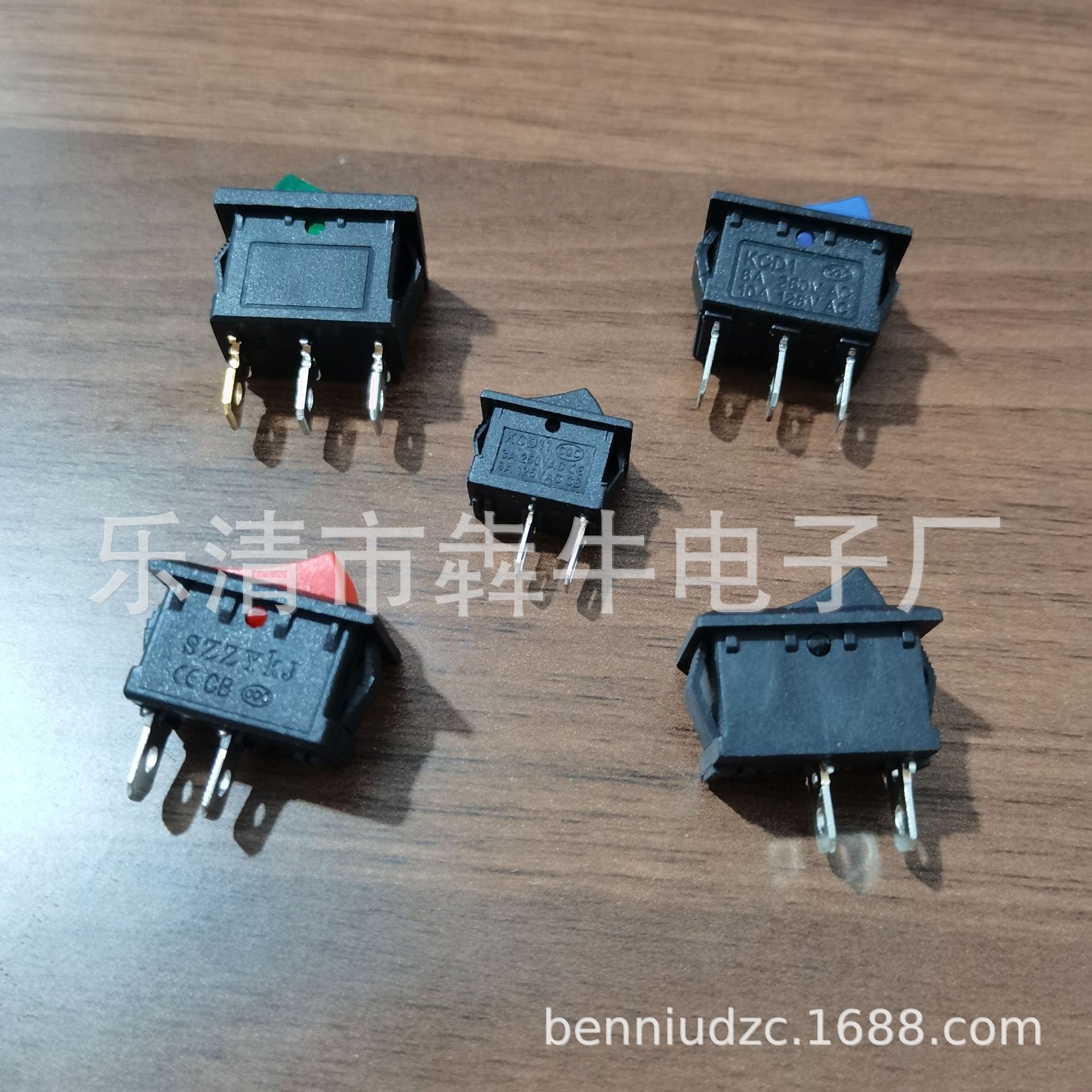 KCD11迷你型2脚两档船型电源小开关 10*15MM小风扇开关机顶盒开关