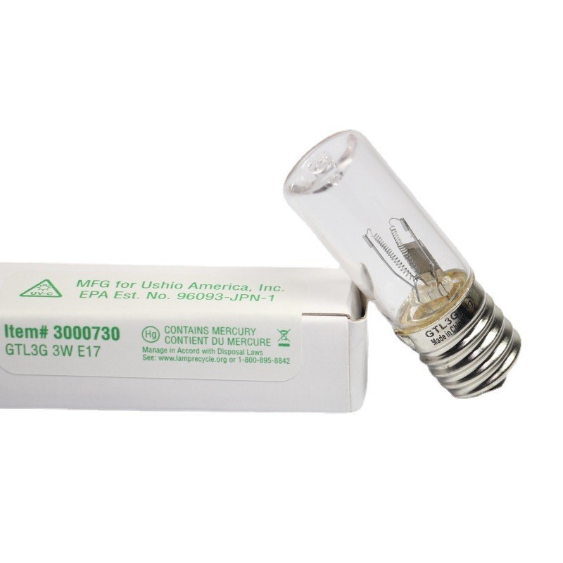 USHIO GRM-0036 GTL3 G LOW PRESSURE UV UVC 10.5V 3W Ultraviolet Lamp Bulb