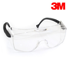 3M 12308 透明安全護目鏡防風防沙塵防霧沖擊防護眼鏡 可佩戴眼鏡