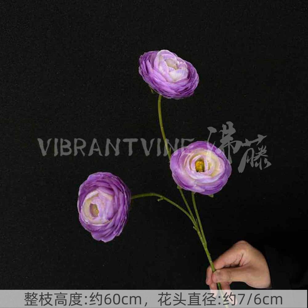 Púrpura de la boda flor artificial salón de bodas Camino de plomo techo arreglo floral Hotel Bienvenido arco piso decorativo flor artificial