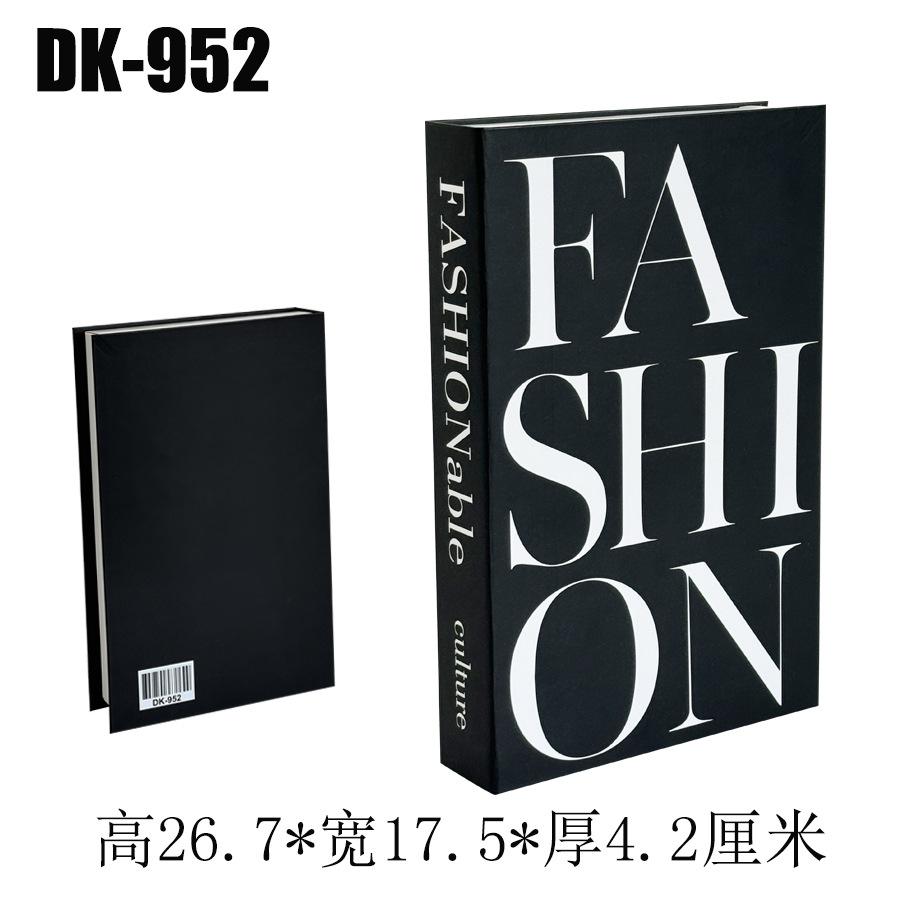 Libros falsos plegables estilo nórdico/INS, props de fotografía, decoración suave, muestra de fábrica