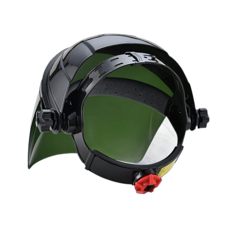 PC máscara de soldadura máscara de protección transparente máscara de soldadura máscara transparente a prueba de humo