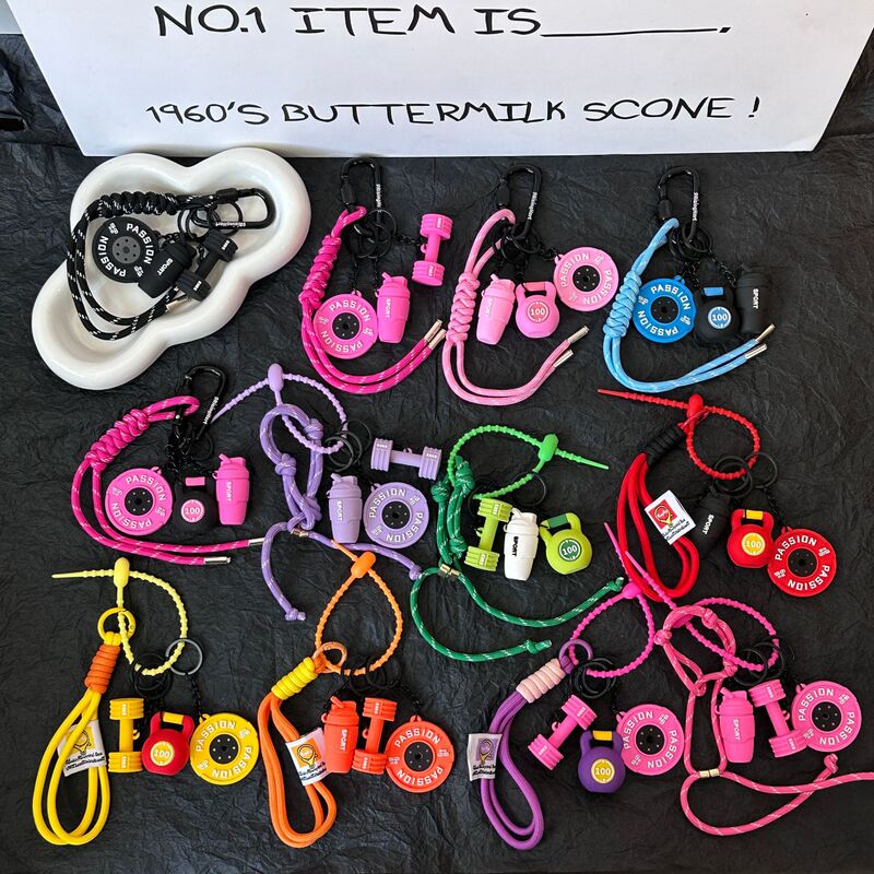 New Sports Bag Hanging Combination Accessories, High-End Fitness Pendants, Accessories, Keychains, Gift Decoration Bag Hangings