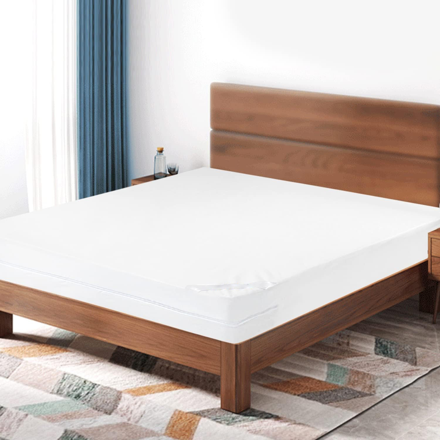 Cross-border Custom-made Six-sided Mattress Protector With Zipper Opening, Easy To Remove Clean, Waterproof And_voghion.com