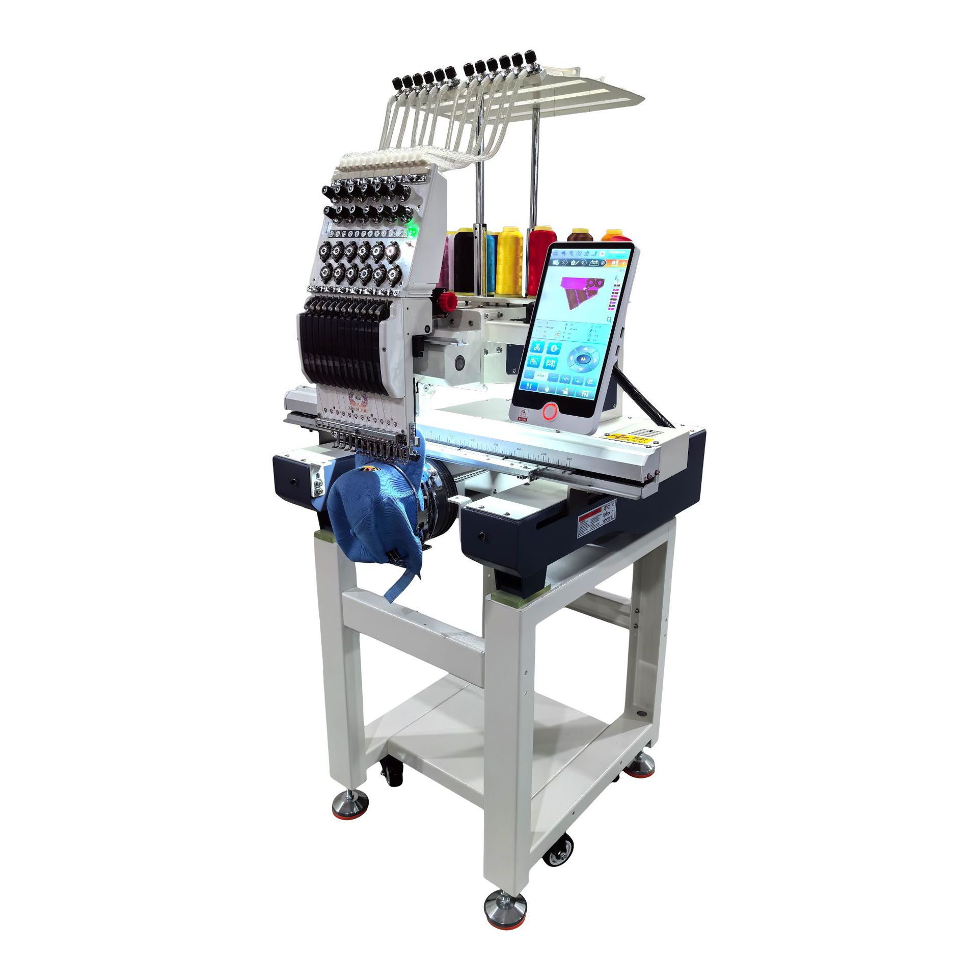 Máquina de bordado de computadora serie Shangchen JUNMA automática multifuncional gran máquina de bordado comercial de bordado plano