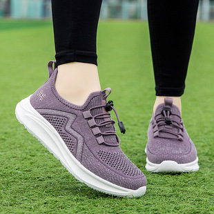 Old Beijing Cloth Shoes, Spring and Summer Middle-Aged and Elderly Mothers' Shoes, Breathable Soft-Soled Casual Walking Shoes, Wide-Toe Comfortable Walking Shoes