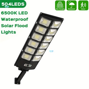 6500K Solar Street Light 504/640 Led Solar Parking Street Light