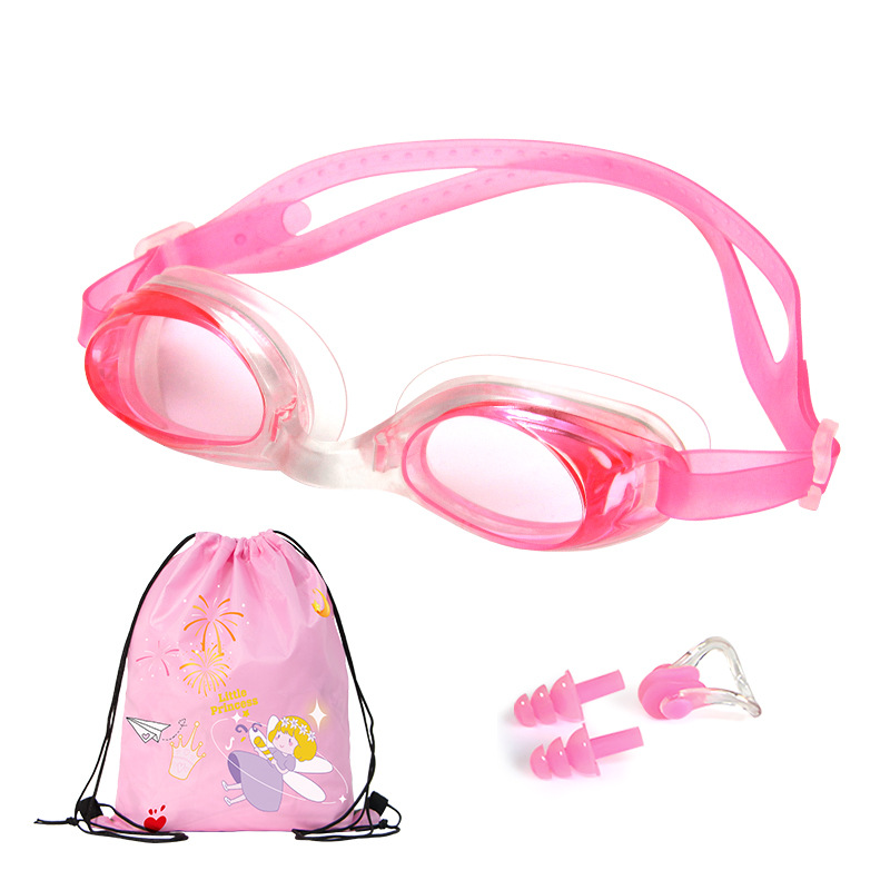 Set, nose clip, earplugs, 4 piece set