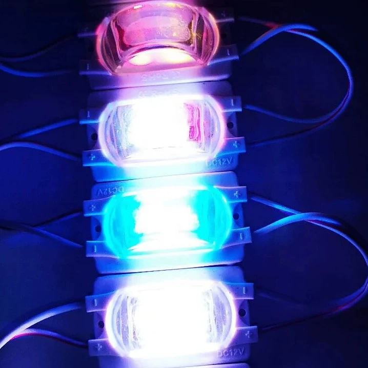 Высокоблестящая RGB-колесная бровная световая модуля 2835LED модуль 12V1.2W водостойкая IP67 задний фонарь грузовика боковой свет