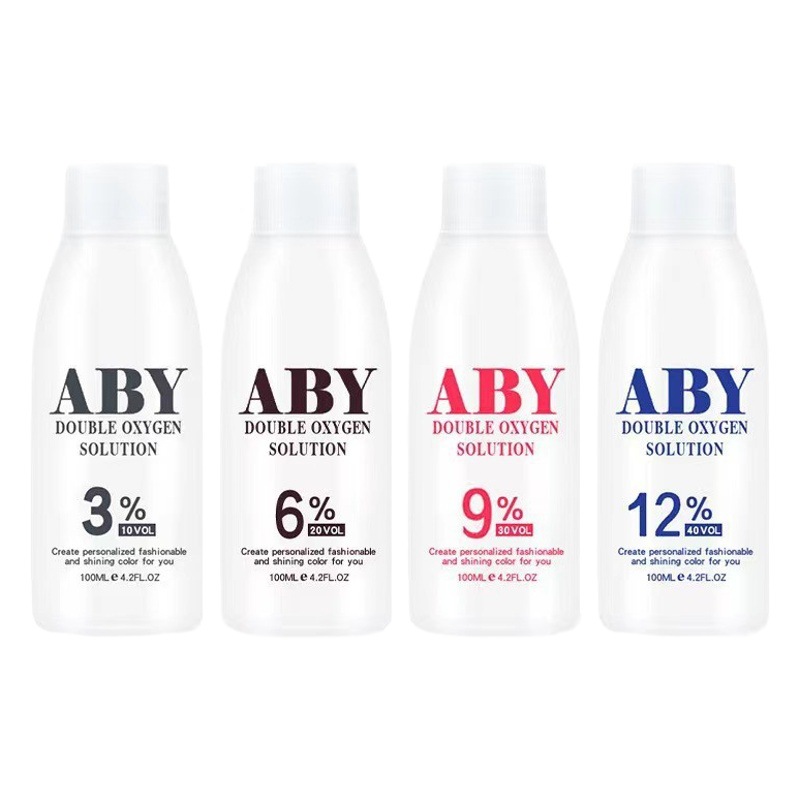 Hairdressing Supplies Hydrogen Peroxide Milk 100ml Hydrogen Peroxide Milk 6 Degrees 9 Degrees 12 Degrees Fragrance Small Bottle Hydrogen Peroxide Milk Wholesale Hydrogen Peroxide