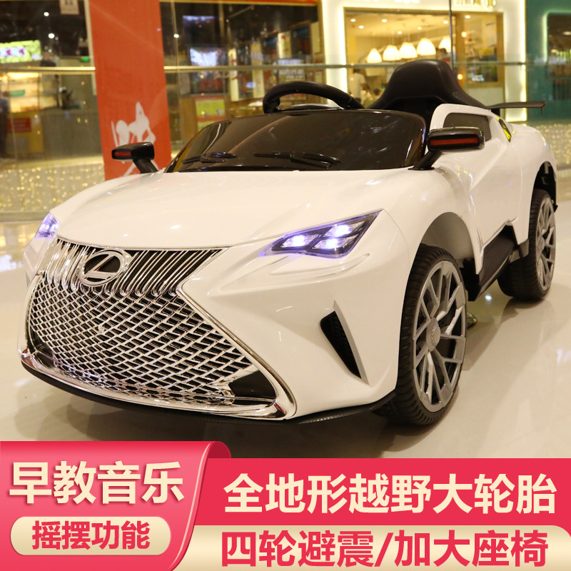 Nuevo coche eléctrico para niños de cuatro ruedas de doble tracción coche de juguete para niños coche eléctrico para niños grande coche de educación temprana