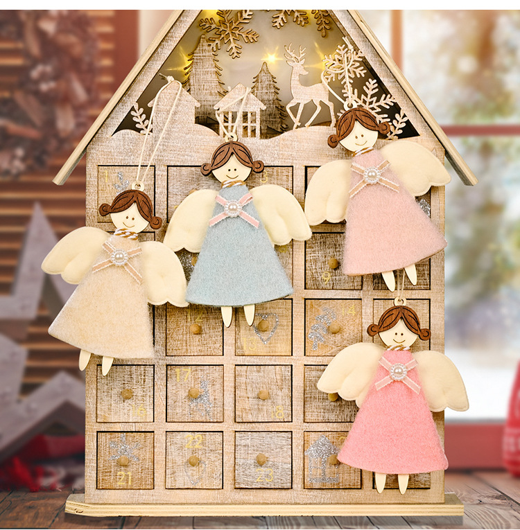 Christmas Non-woven Fabric Angel Pendant Decoration Wholesale Nihaojewelry display picture 7