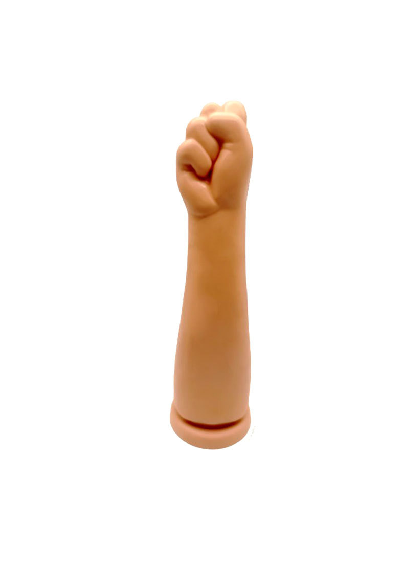 Fist-Shaped Anal Plug PVC Black High-Simulation Anal Expander Toy — detail image 4