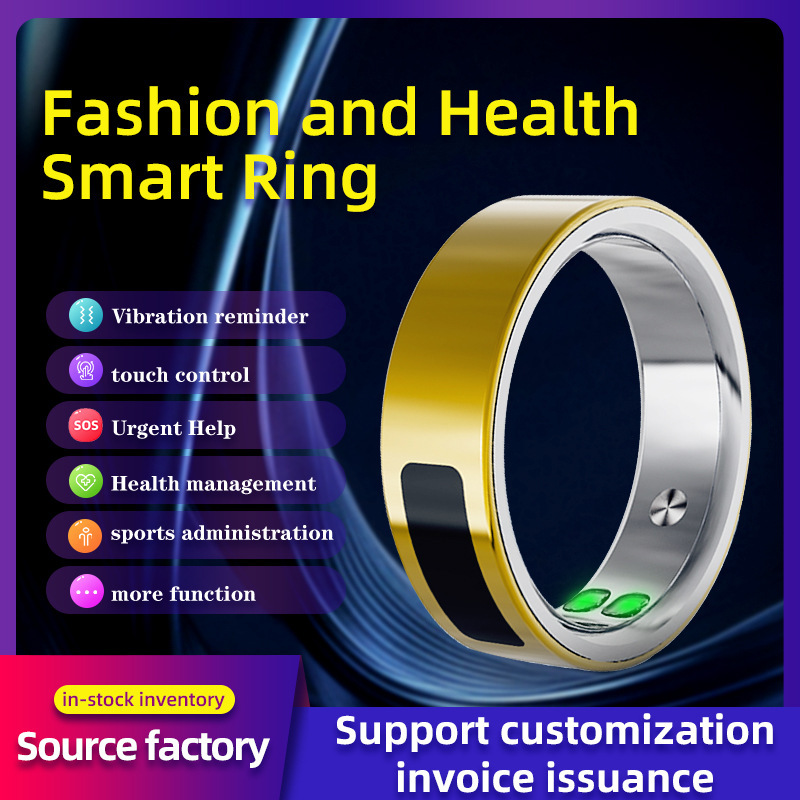 Smart ring blood oxygen heart rate SOS mood management HRV|undefined