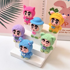 漫画休暇しんちゃんdiyアクセサリーかわいい人形ストラップ新製品車載小物ブラインドバッグ携帯チェーン部品