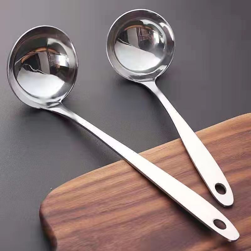 Stainless Steel Soup Spoon Stir-frying Shovel Super Thick Kitchen Cooking Shovel Long Anti-scalding Household Commercial Solid One-piece Shovel Spoon Stainless Steel Soup Spoon Stir-frying Shovel Super Thick Kitchen Cooking Shovel Long Anti-scalding Household Commercial Solid One-piece Shovel Spoon