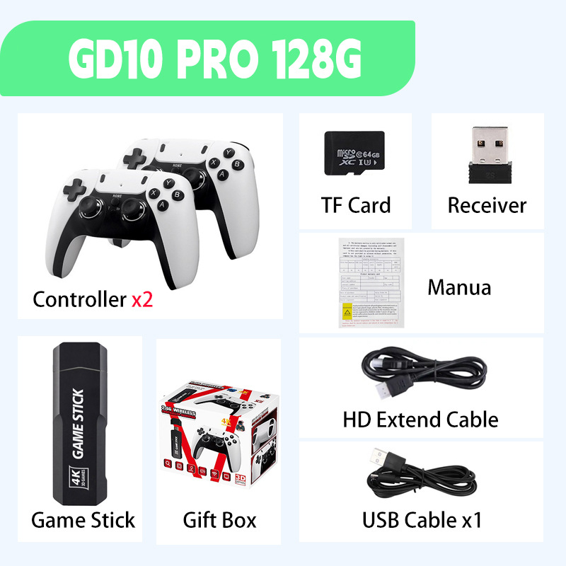 GD10 PRO consola de juegos X2 PLUS consola de juegos retro PSP Ares 4K HD consola de juegos inalámbrica