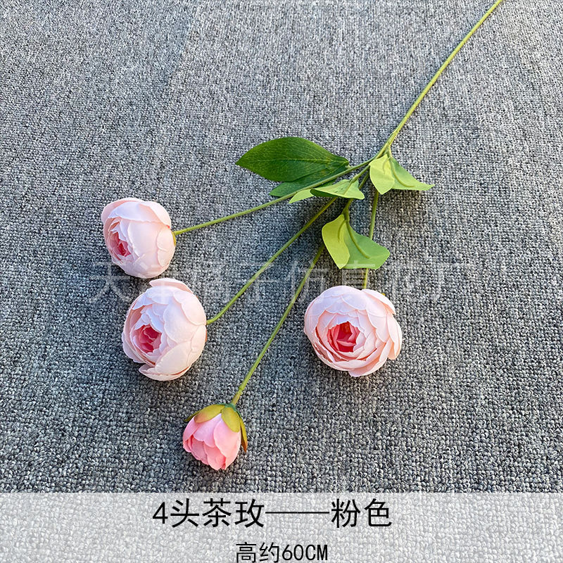 Flores de boda de alta calidad de flores de madera verde de bambú y lirio de pino masson de alta calidad