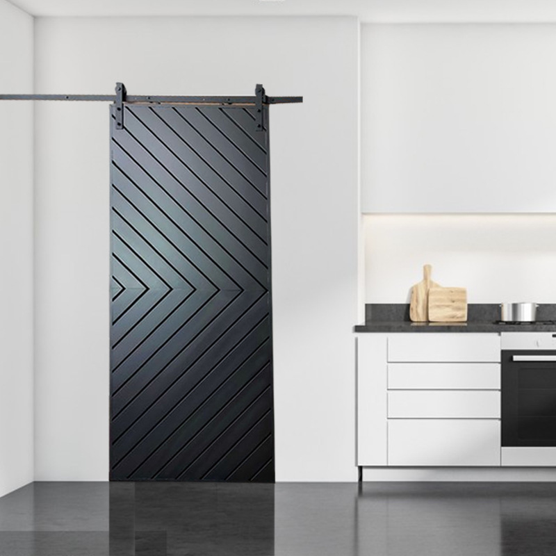 Barn door AE European and American simple partition door indoor sliding door homestay retro door bathroom door European and American simple bathroom door