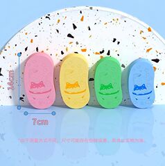 Factory-wholesale scrubbing wonder PVA bath sponge—powerful, lint-free scrubbing towel for infants and babies