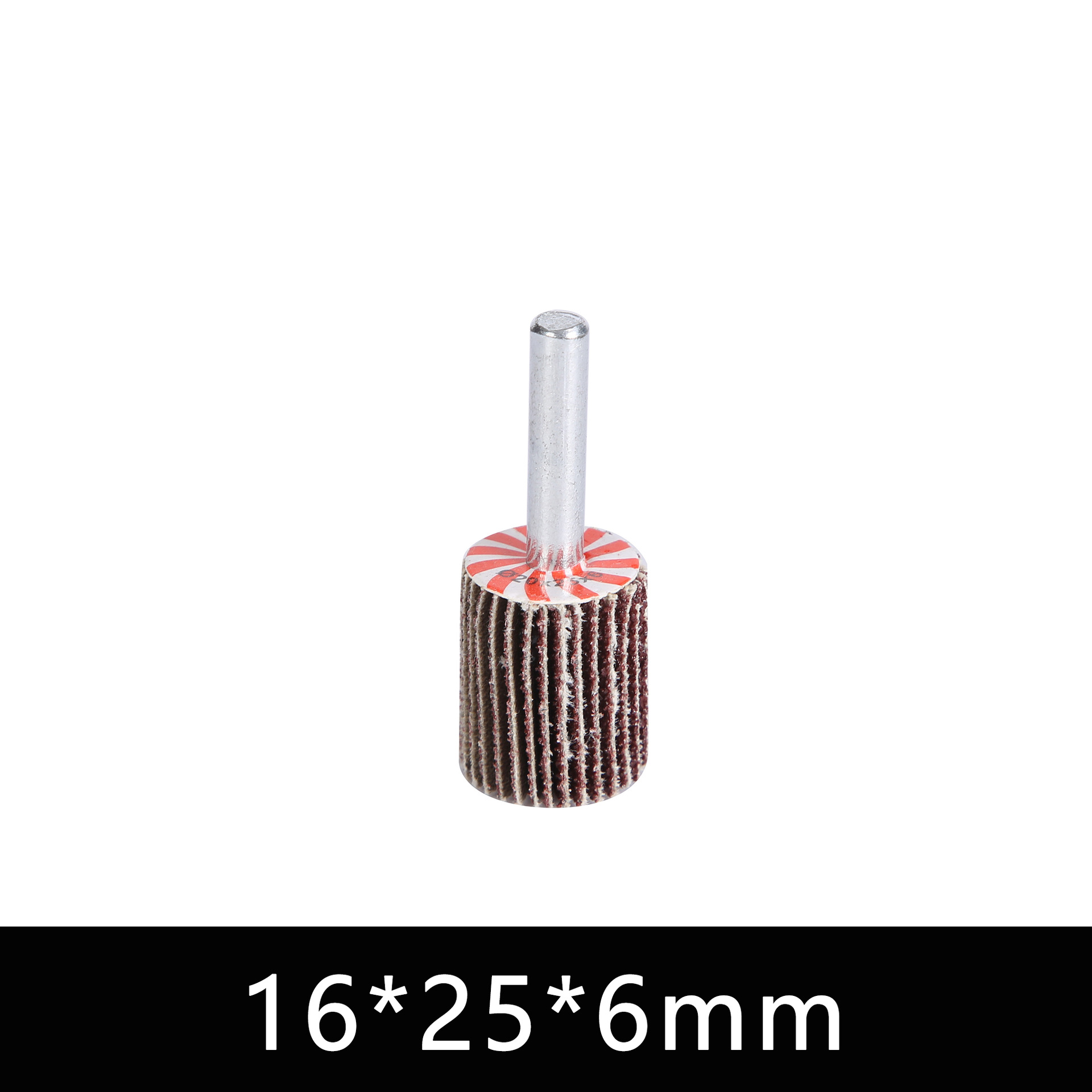 cabeza de molienda de obturación con mango de metal desoxidable pulido tela abrasiva cabeza de molienda de 6MM cilindro impulsor de eje con mango