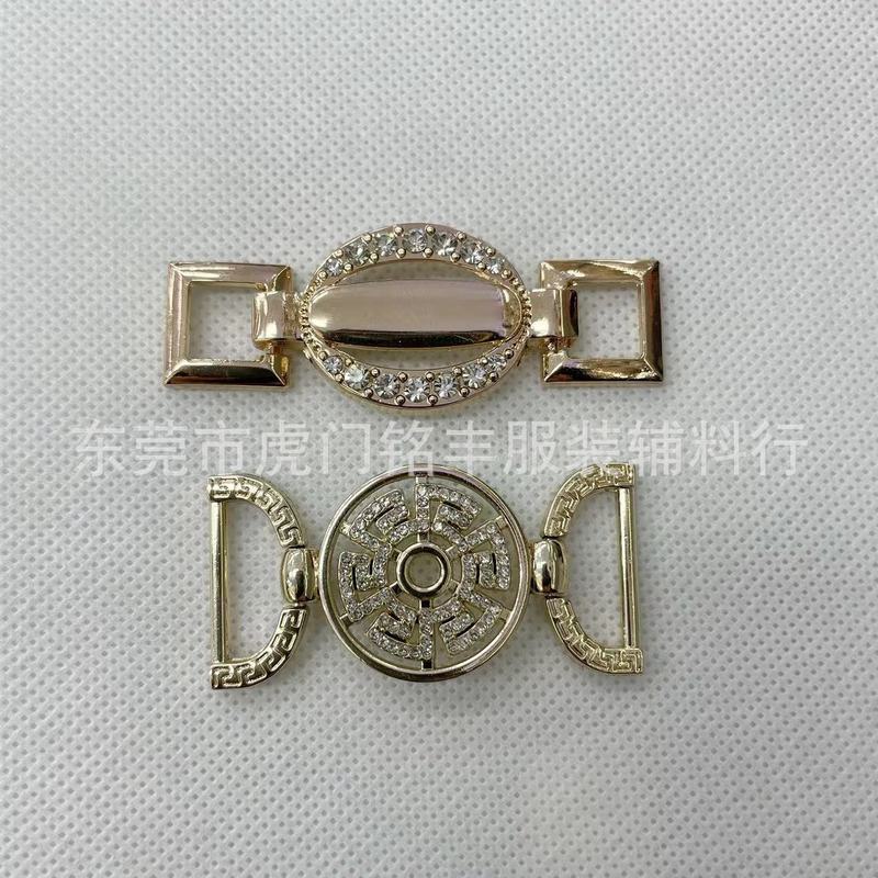 新しいファッションシンプルな金属ウエスト服バッグ靴diy服アクセサリー|undefined