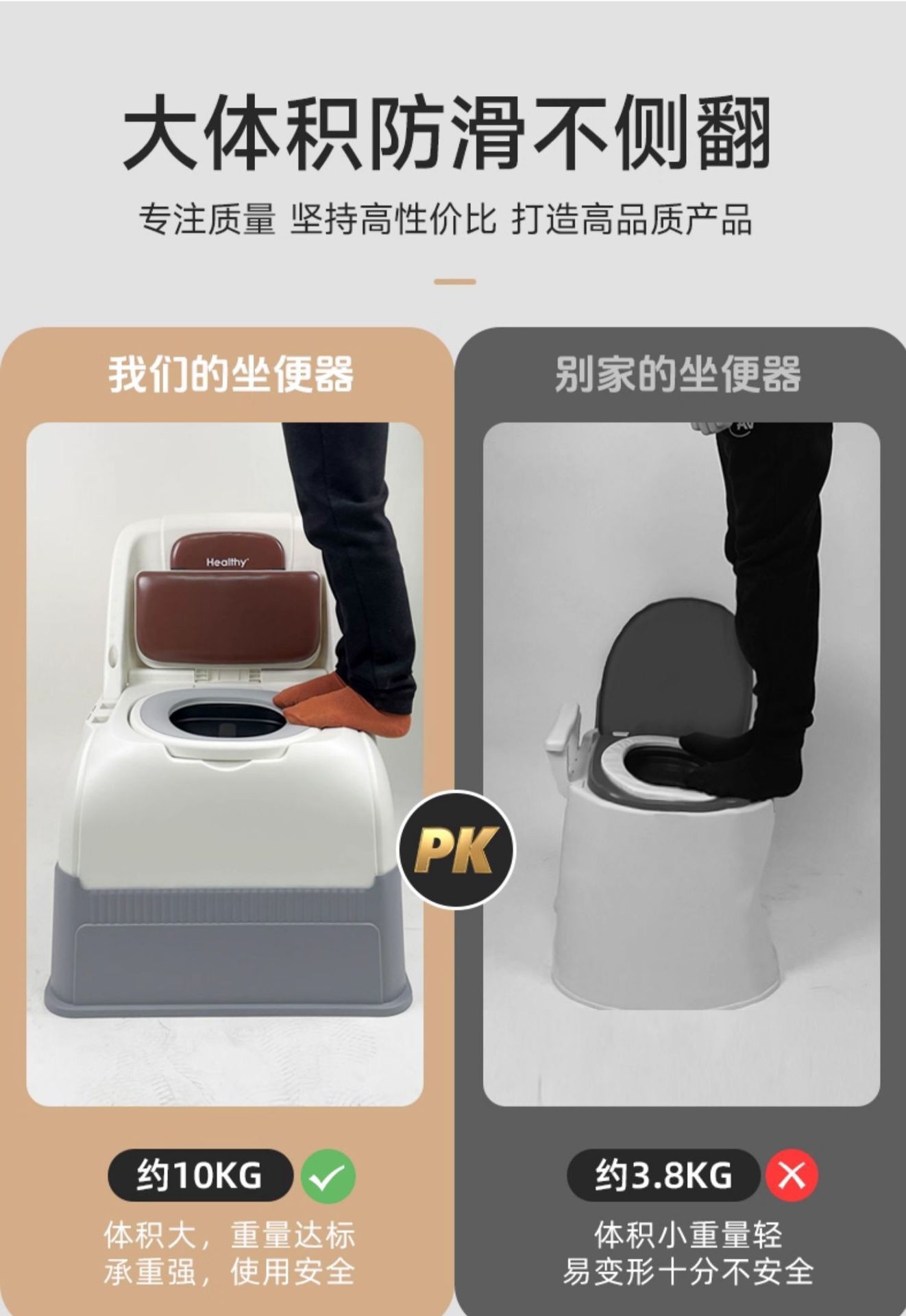 Cross-Border New Model Folding Toilet Car-Mounted Emergency Camping Toilet Stool Adult Portable Anti-Odor Outdoor Rv Toilet