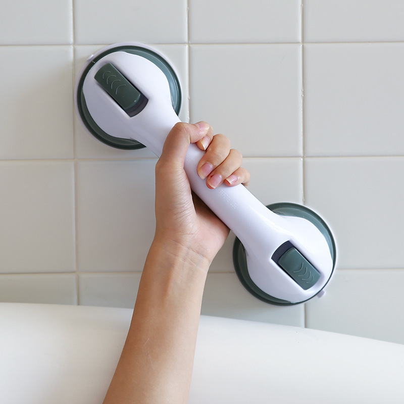 Bathroom handrails without punching, bathroom toilet safety handles, elderly toilet anti-slip railings, strong suction cup handles