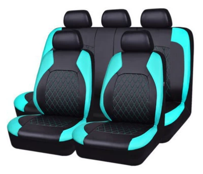 Universal seat cover – cushion - emerald-nine-piece-set