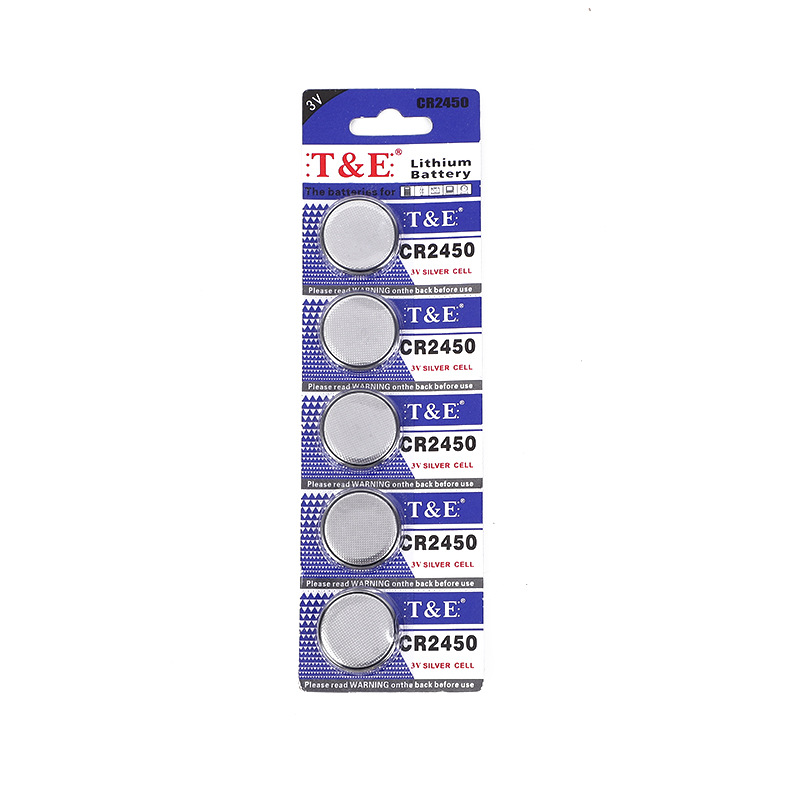 CR2450 T & E (ordered in multiples of 5)