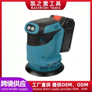 工厂5寸多功能锂电圆砂机大功率木工电动砂纸机汽车修复打磨机