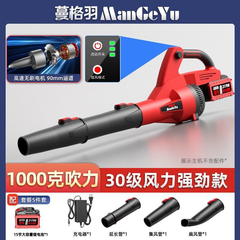 大功率工业级锂电暴风吹风机充电鼓风机吹雪机吹灰枪除尘器外贸|undefined