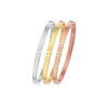 Advanced bracelet, jewelry stainless steel, wholesale, high-quality style, light luxury style, simple and elegant design