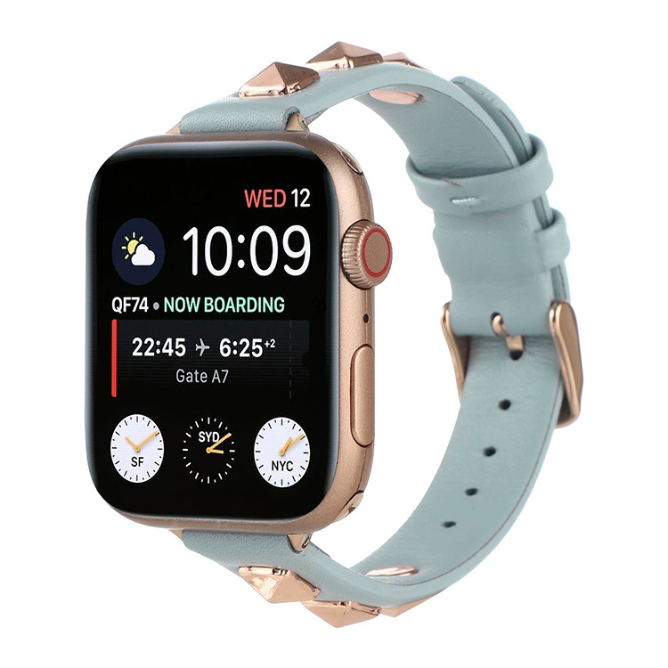 Apple, модный ретро ремешок для часов, натуральная кожа