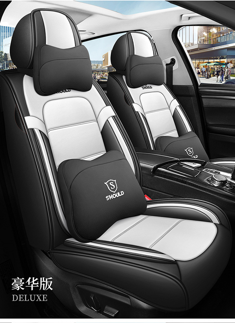 23 new all-inclusive Napa leather Four Seasons universal car seat cushion entity foreign trade export Amazon one-piece delivery