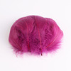 Factory direct selling supply high -quality dyed goose feathers diy -colored feathers wave ball feathers fill feathers